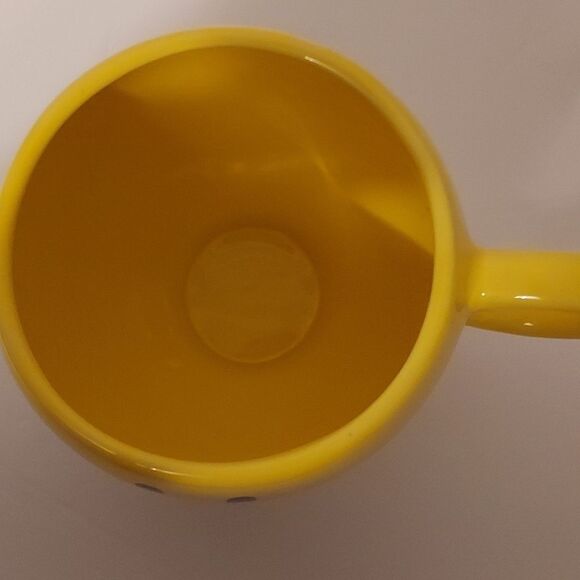 Smiley Face Mug Yellow Vintage Retro - Picture 3 of 13